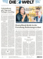 :  Die Welt vom 30 August 2024