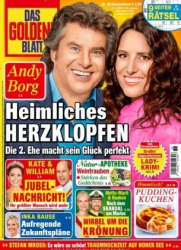 :  Das goldene Blatt Magazin No 36 vom 31 August 2024