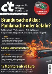 : c't Magazin für Computertechnik No 18 vom 09 August 2024
