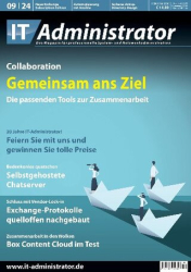 :  IT-Administrator Magazin September No 09 2024