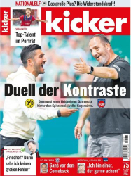 : Kicker Sportmagazin No 75 vom 12  September 2024
