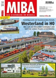 :  MIBA Die Eisenbahn im Modell Oktober No 10 2024