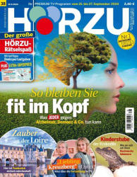 : Hörzu Fernsehzeitschrift No 38 vom 14  September 2024
