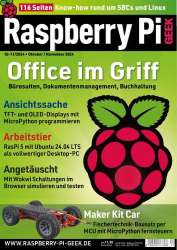 : Raspberry Pi Geek Magazin Oktober No 10 2024
