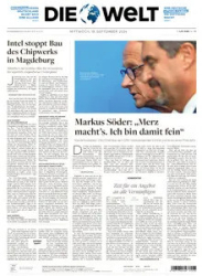 :  Die Welt vom 18 September 2024