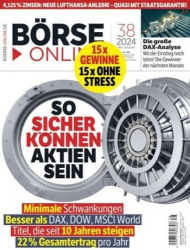 : Börse Online Magazin No 38 vom 19  September 2024
