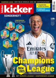 :  Kicker Magazin Sonderheft Champions League 2024,2025