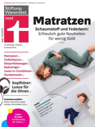 : Stiftung Warentest Test-Magazin No 10 Oktober 2024
