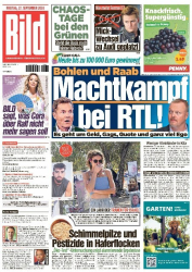 : Bild Zeitung vom 27. September 2024