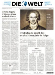 :  Die Welt vom 27 September 2024