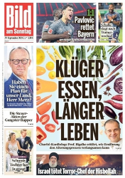 : Bild am Sonntag - 29 September 2024