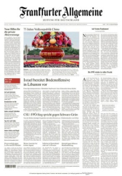 :  Frankfurter Allgemeine Zeitung vom 01 Oktober 2024