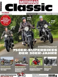 :  Motorrad Classic Magazin November No 11 2024