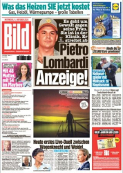 :  Bild Zeitung vom 09 Oktober 2024