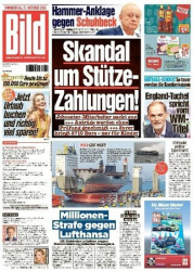 :  Bild Zeitung vom 17 Oktober 2024