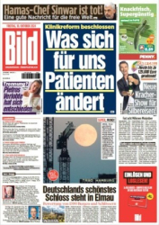 : Bild Zeitung vom 17. Oktober 2024