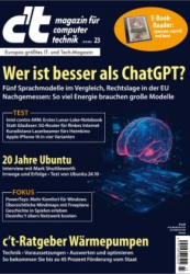 : ct Magazin für Computertechnik No 23 vom 18. Oktober 2024