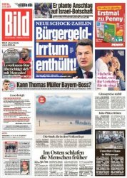 :  Bild Zeitung vom 21 Oktober 2024