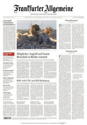 :  Frankfurter Allgemeine Zeitung vom 21 Oktober 2024