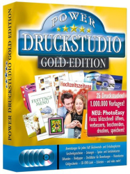 : Power - Druckstudio Gold Zeitungen + Visitenkarten