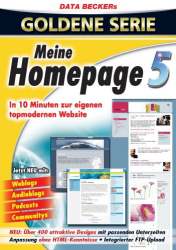 : Data Becker Meine Homepage 5 Plus