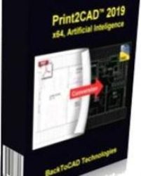 : BackToCAD Technologies Print2CAD 2019 DV v19.40