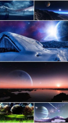 : Sci Fi Landscape Wallpaper (Pack 5)